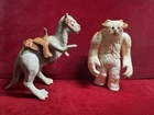 Vintage 1979 Star Wars Tauntaun Planet Hoth Beast Toy with saddle + Wampa LOT