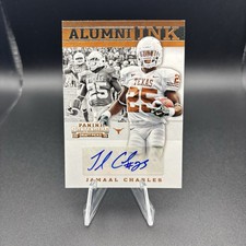 2015 Panini Contenders Draft Picks Alumni Ink Jamaal Charles #29 Auto Autograph