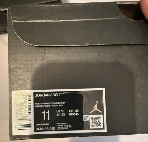 Nike Jordan ADG 4 Wolf Grey/White Golf Shoes DM0103-010 Men's Size 11 - Picture 7 of 7