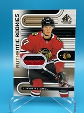 2022-23 SP Game Used Lukas Reichel Authentic Rookies Premium Patch 04/15 #179