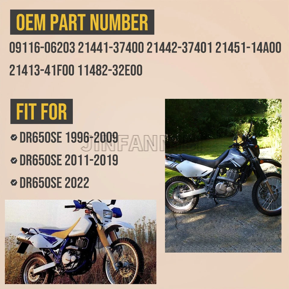 Embrague Fricción Placas de Acero Resorte con Kit de Junta para Suzuki DR650SE 1996-2022 Foto 2 de 4