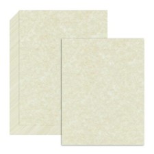 120 Sheets 8.5x11 inch Parchment Paper for Certificates 100 GSM Ivory