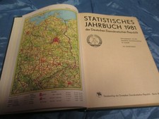 Statistisches Jahrbuch der DDR  1981 ,  Dokumentation , 1. Auflage , R 36 selten