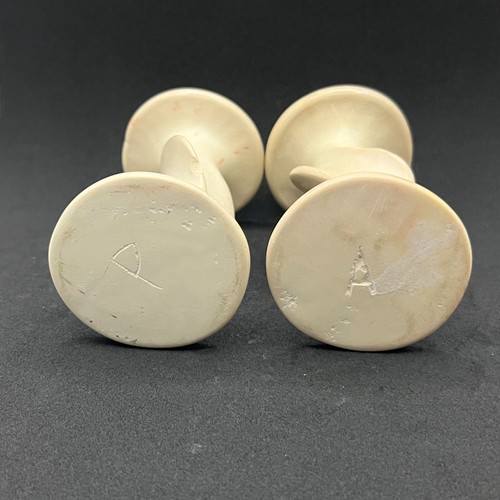 Pair of Rookwood Pottery Candlesticks, Off White / Ivory - Picture 12 of 12