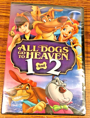 All Dogs Go to Heaven 1 & 2 Double Feature DVD 2-Disk Set BRAND