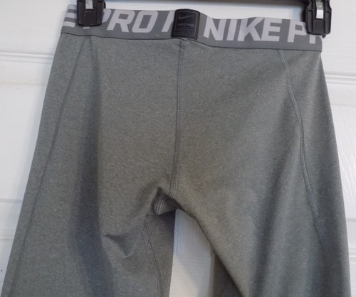 Youth Boy's Nike Pro Compression Dri Fit  Sports Leggings Size M Gray - Picture 4 of 6
