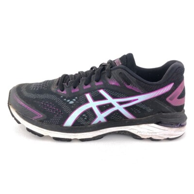 Asics GT-2000 Running Shoes Womens Size EUR 38 Black Purple Sneakers 