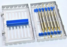 Dental Composite Filling Instrument GOLD Restorative Kit German with cassettes