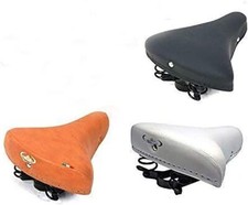 SELLA MONTEGRAPPA MOLLE BIANCO - MARRONE - NERO BICI GRAZIELLA / OLANDA / EPOCA