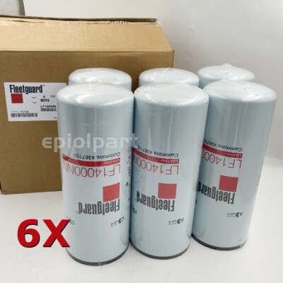 #ad #ad 6Pack Fleetguard LF14000NN Oil Filter Cummins ISX 4367100 OEM Free Shipping NEW $112.00