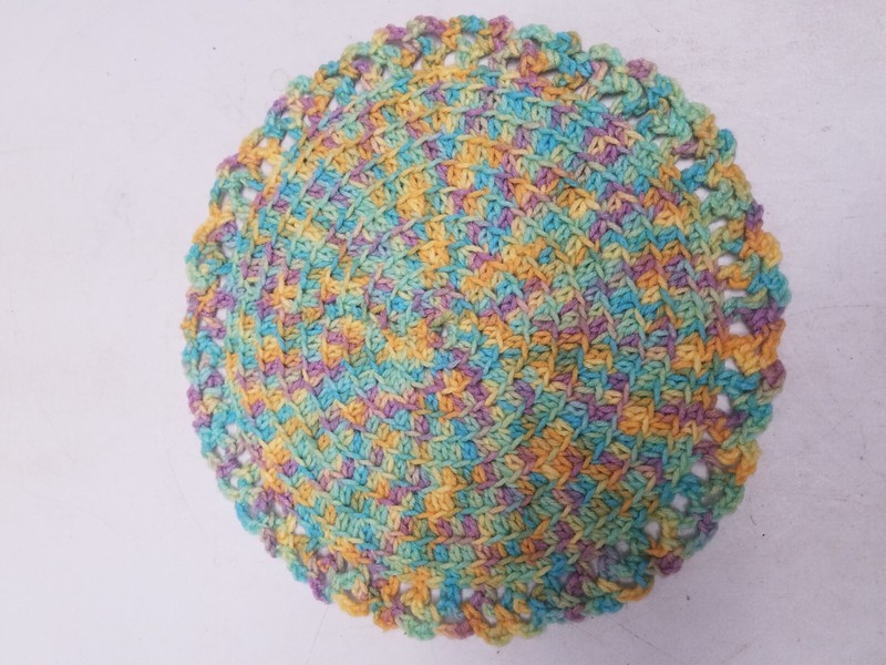 Hand Crocheted 12" Round Dollie