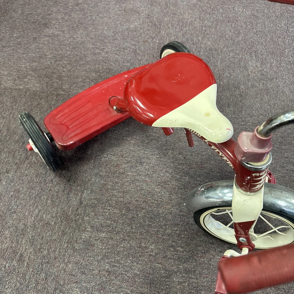 RADIO VOLANTE TRICICLO VINTAGE Modelo #34T Retro Rojo ENVÍO GRATUITO Foto 4 de 4