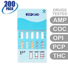 Mintegrity [200pk] 5-Panel Dip Card Urine Drug Test  #MI-WDOA-154