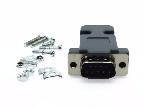 10 set Serial RS232 DB9 9-PIN male Assembly Solder Plug Connector with ...