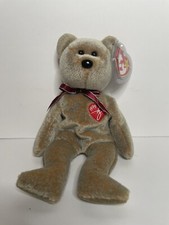 Ty 1999 Signature Bear Beanie Baby With Tag And Errors