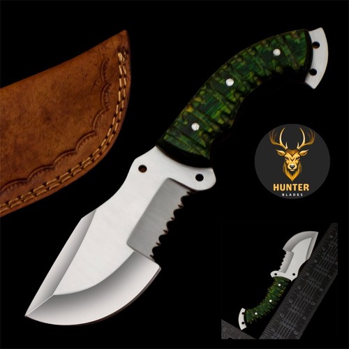 MINI CUCHILLO RASTREADOR | Mini cuchillo de caza Full Tang personalizado hecho a mano D2 acero EDC - Imagen 1 de 7