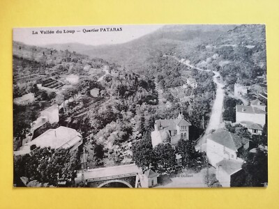 CPA TOURETTES sur LOUP Vallée QUARTIER PATARAS The Grand Hotel Resto des Gorges