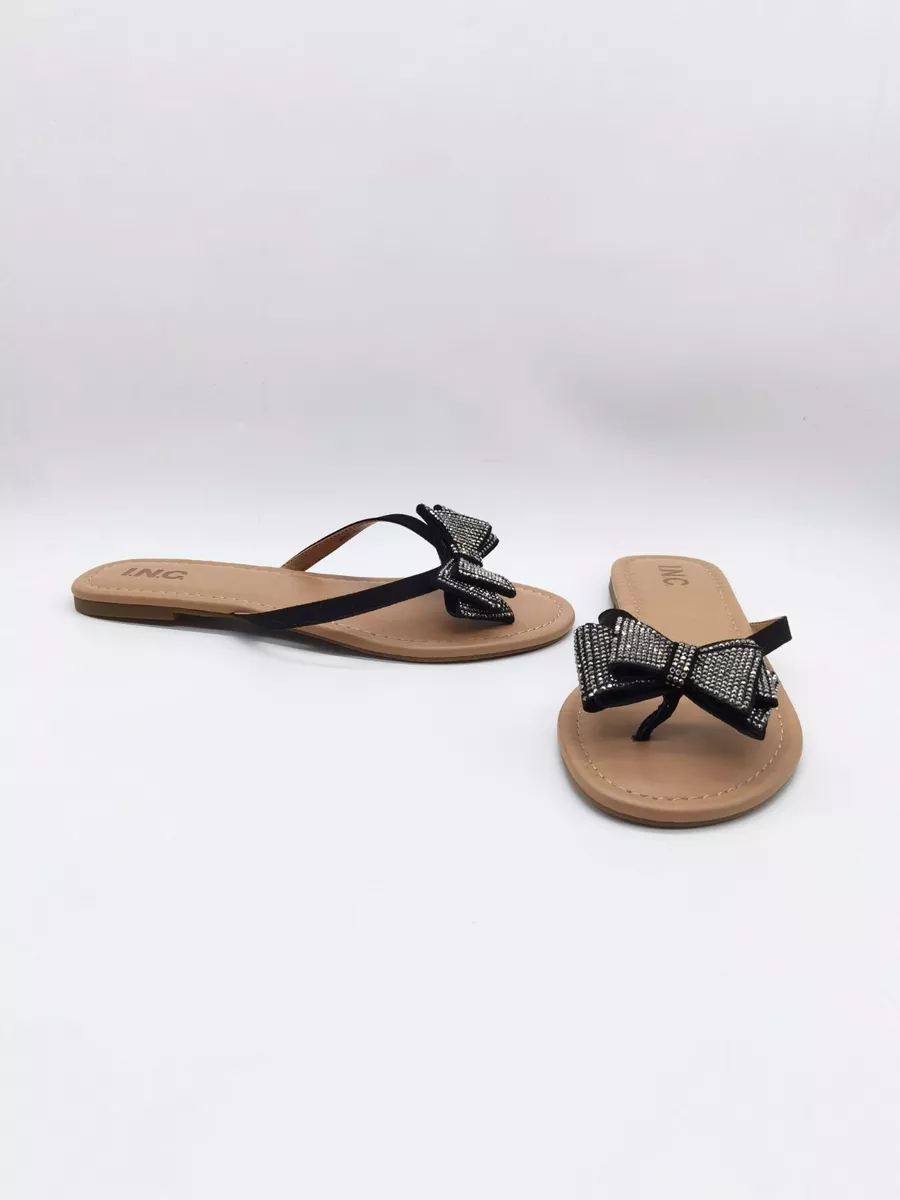 Details 155+ black bow flat sandals super hot - vietkidsiq.edu.vn