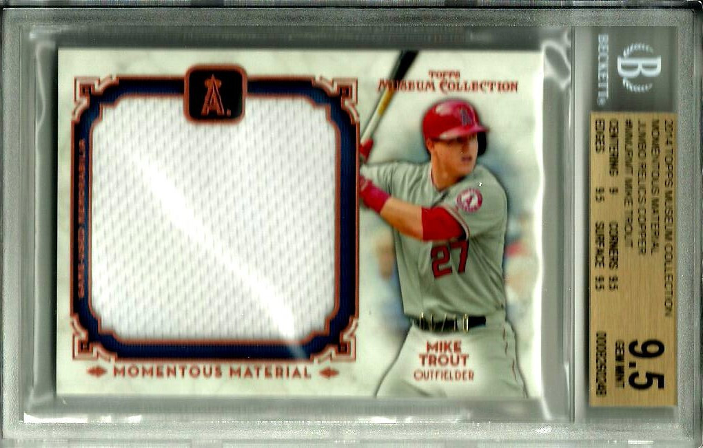 Mike Trout 2014 Topps Museum Momentous Material #MMJRMT SSP