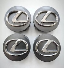 4x Set Glossy Silver Lexus Wheel Center Hub Caps Rim Cover 62 Mm