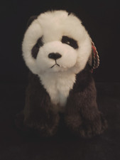 Nice New FAO Schwarz Panda Bear Plush Stuffed Animal Toy - NWT Adoption Papers