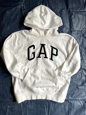 Gap Teen Size 12 WHITE Pullover Hoodie UNISEX