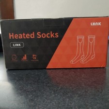 Electric Heated Socks Thermal Warm USB Rechargeable Shoe Foot Warmer Size Meduim