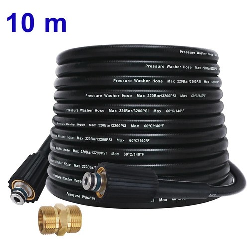 High Pressure Washer Hose Cord Pipe CarWash Hose Water Cleaning Extension Hose - Picture 7 of 17