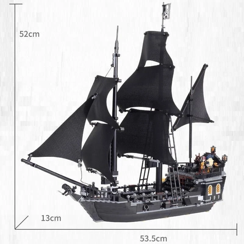 Pirates of the Caribbean Black Pearl Interchangeable Includes 6 figures NEW - Image 3 of 4