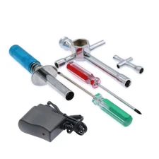 RCAWD RC Nitro Starter Kit Glow Plug Igniter Charger Fuel Bottle & Tools