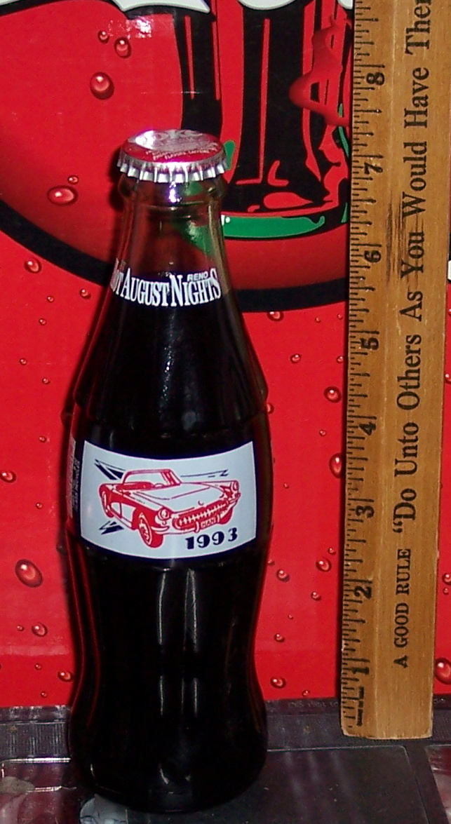1993 HOT AUGUST NIGHTS RENO NEVADA AUGUST 5 - 8 1993 8 OZ COCA