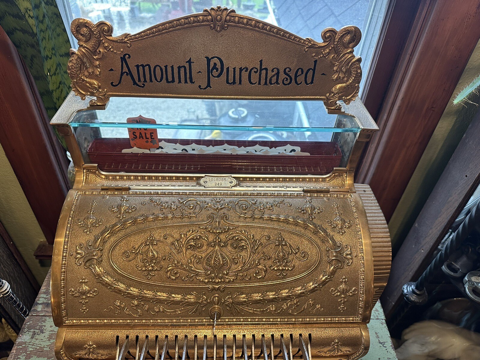 Antique National Cash Register 349 eBay