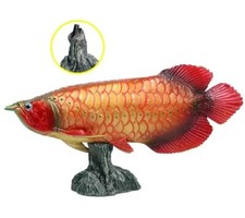 Red Arowana Fish Sea Animal Toy PVC Action Figure Doll Kids Toys Party Gifts