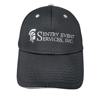 Sentry Event Services Inc Strapback Hat Black OSFM Embroidered Otto