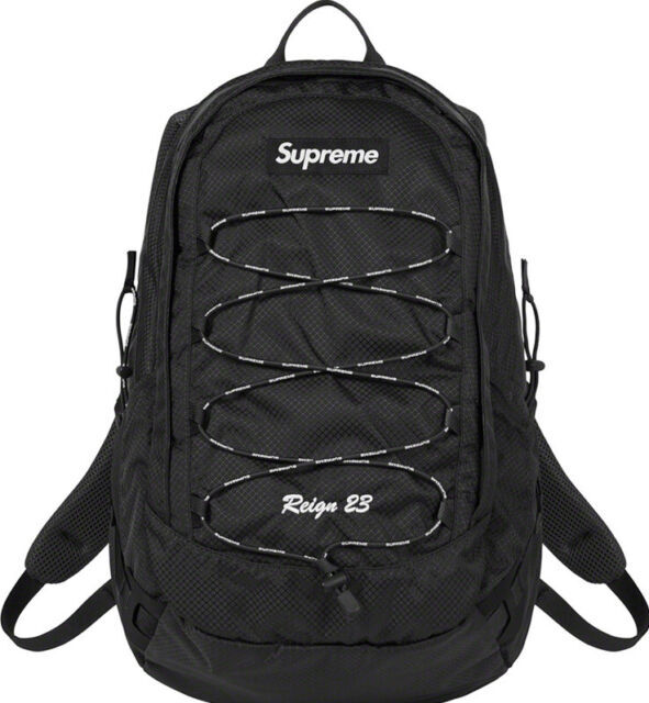 Supreme Backpack SS18ブラック Supreme Backpack (SS18) - $158
