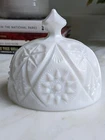 Vintage MCM Milk Glass Kemple Yutec Butter Dish LID ONLY