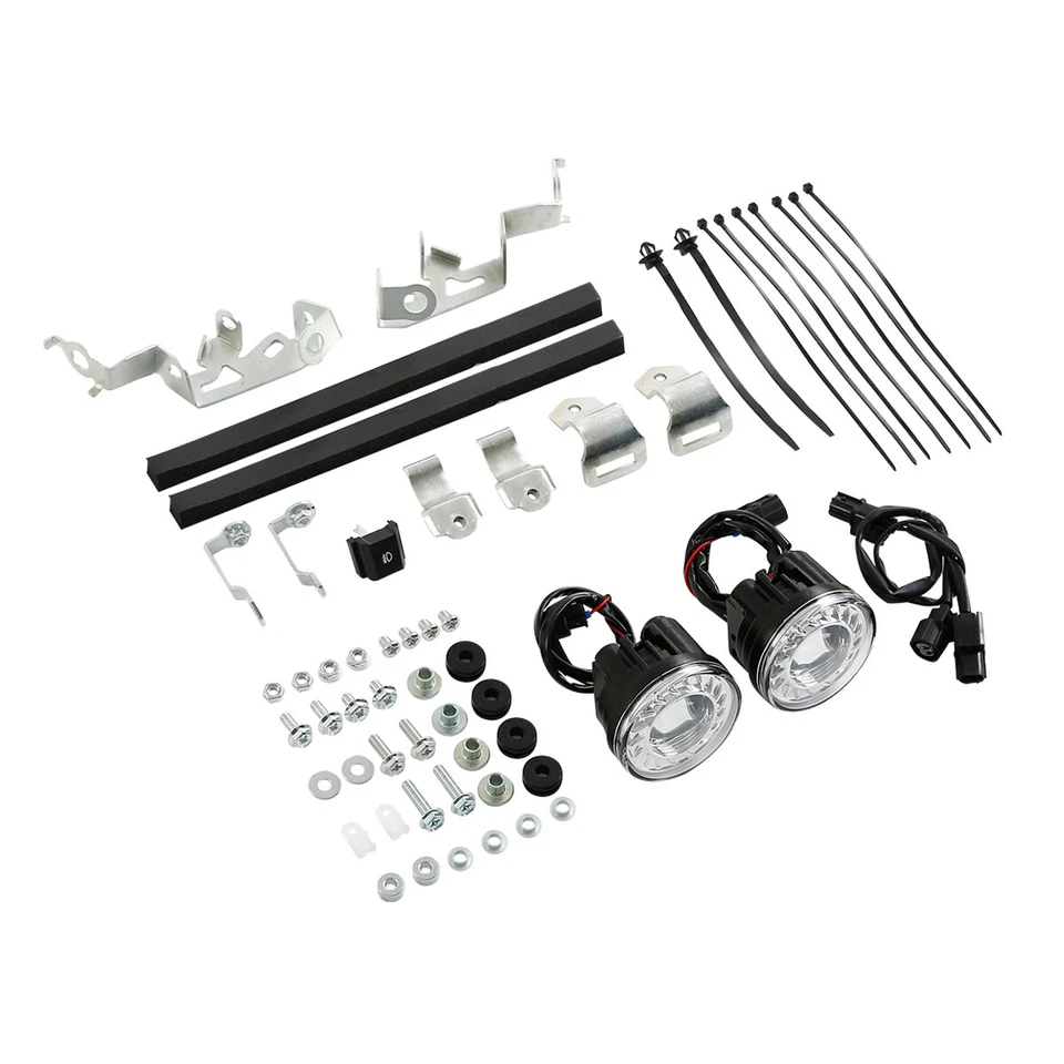 Luces antiniebla LED con kit de accesorios aptas para Honda Goldwing 1800 GL1800 2018-2025 EE. UU. Foto 3 de 4