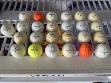 Vintage golf ball lot x25 titleist dt / spalding elite / pro staff / top flight