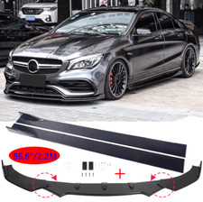Frontspoiler Spoilerschwert + 2.2M Seitenschweller F&uuml;r Mercedes CLA 45 AMG C117