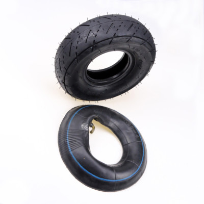 Lot De 4 Roues Pleines 9 X 3.50-4 Pour Mini Quad, Go-kart, VTT, Scooter - Pneus Avant/arrière Neufs