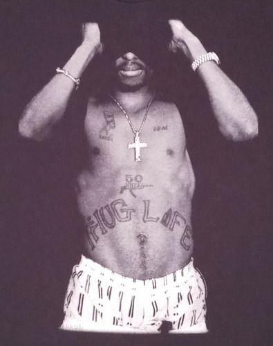 2PAC Tupac Shakur Thug Life Rap T-Shirt 