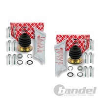 2X Febi Bilstein Achsmanschetten Satz Passend FüR Audi 80 90 Coupe Seat Cordoba