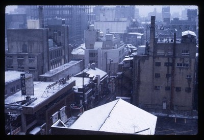 SL20  Slide 1969  Japan skyline view downtown 049a