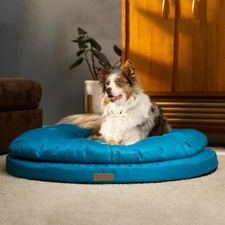 ClevaHome Orthopedic Dog Bed for Large Dogs, Dual Layer Water Repellent Round...
