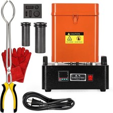 Garvee 1+3KG Melting Furnace Digital 2100&deg;F for Gold Silver Copper Aluminum 110V
