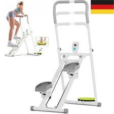2 IN 1 Stair Stepper Übungsgerät Klappbar vertikale Treppe Climber Fitnessgeräte