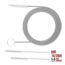 60 Inch Long Drain Wire Brush Hose Flexible Feeding Tube Pipe Cleaning Brush -