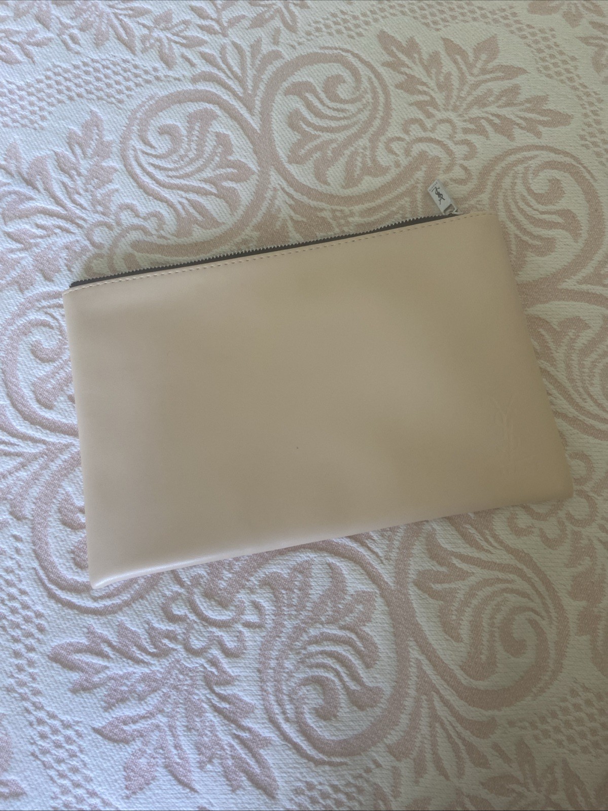 Borsa Yves Saint Laurent Beaute Peach NUOVA pochette borsa trucco cosmetico