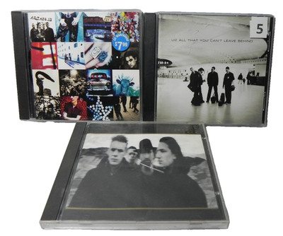 U2 The Joshua Tree, Achtung Baby, All That You Can't Leave Behind CD vintage lot
