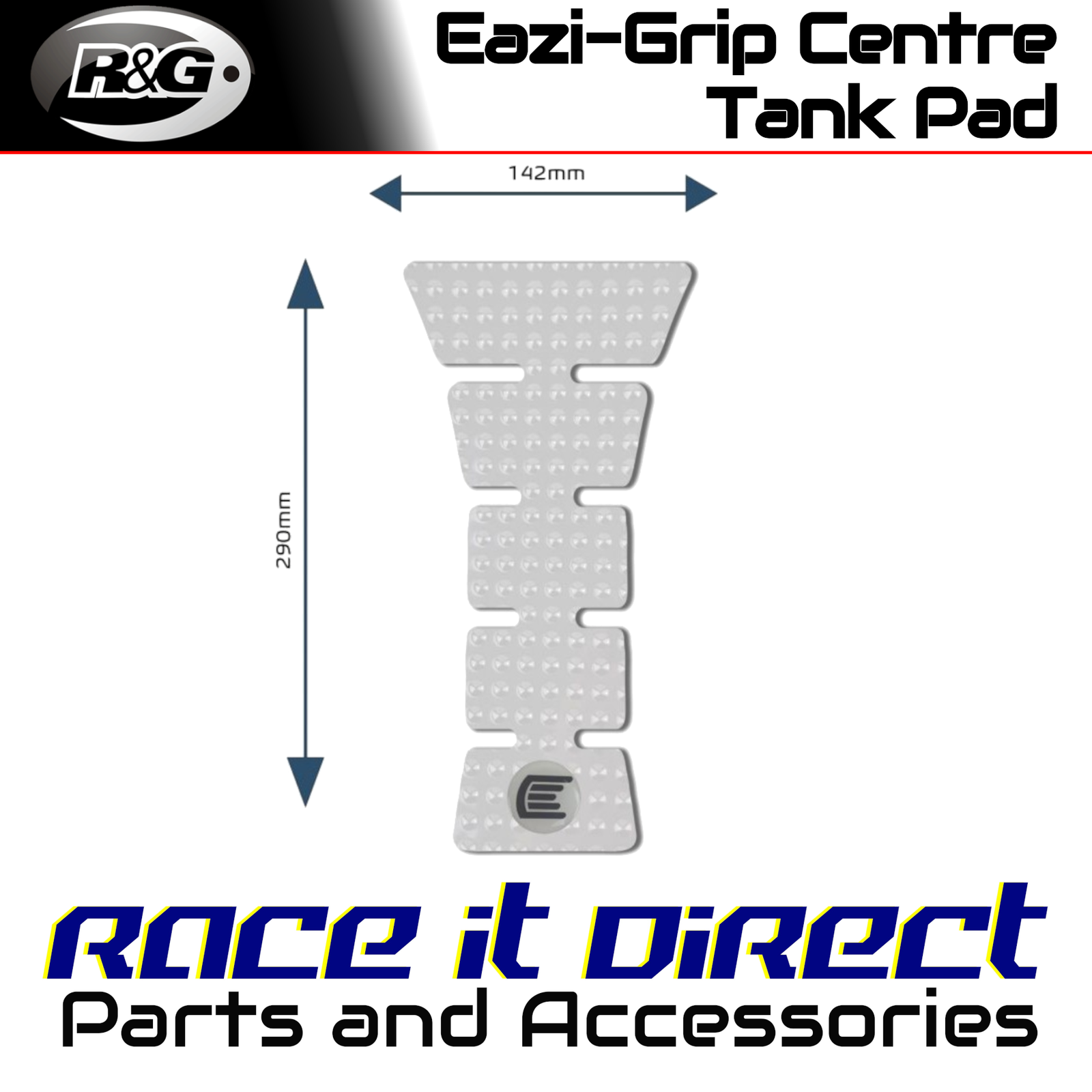 Eazi-Grip Centre Tank Pads for Honda CBF1000 ABS 2006-2009 EVO E Clear Eazi-Grip